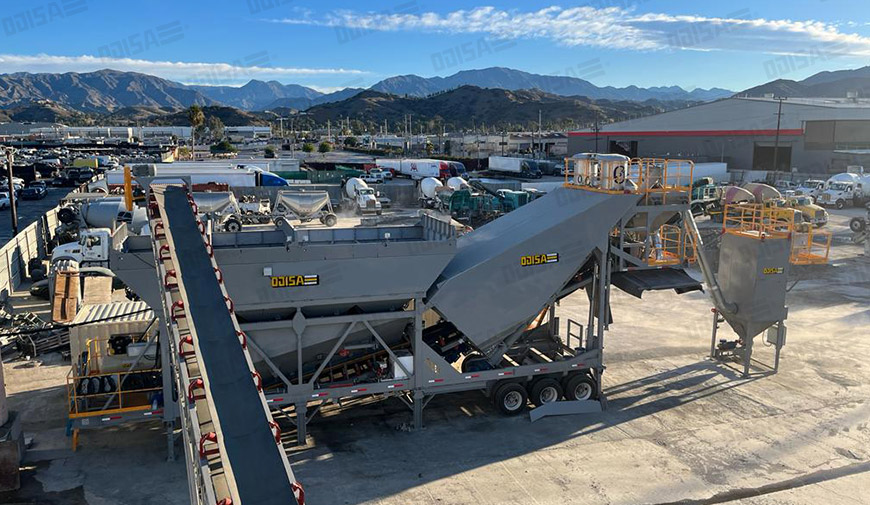 PLANTA DOSIFICADORA MOVIL DE CONCRETO ODISA 12LP